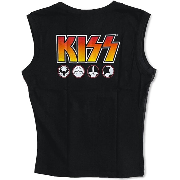 Vintage KISS Y2K Live All-Over Muscle Tee - Picture 2 of 9